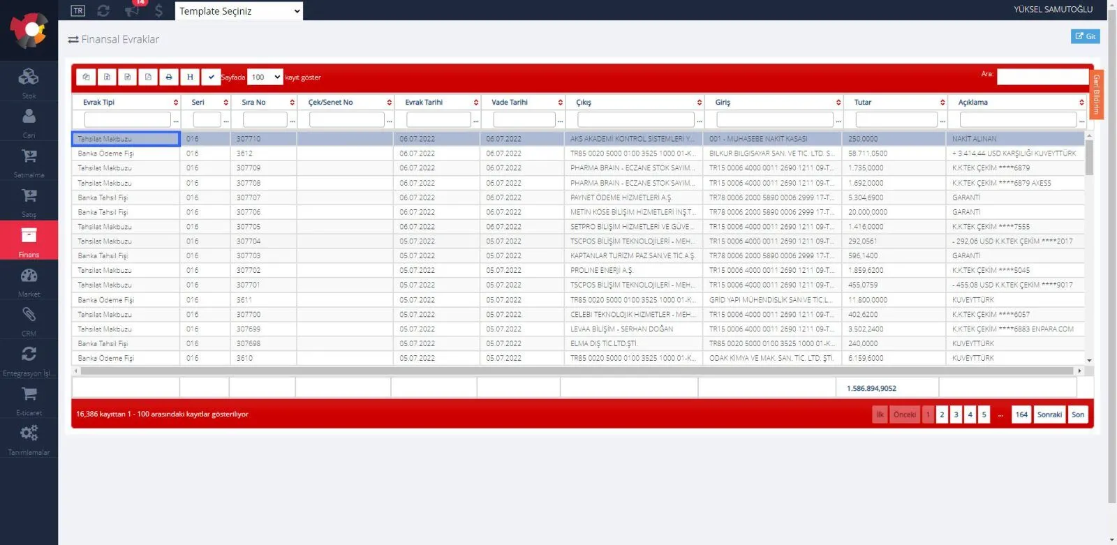 Tamsoft-finans-yonetimi-ekran-goruntuleri-1